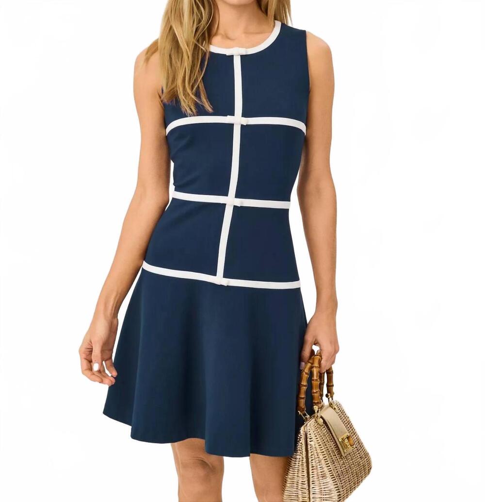 NEW LILLY PULITZER clancie mini dress in low tide navy